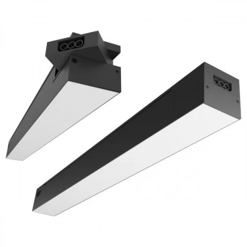 ΓΡΑΜΜΙΚΟ ΦΩΤΙΣΤΙΚΟ LED 24W 3000K ΜΑΥΡΟ
