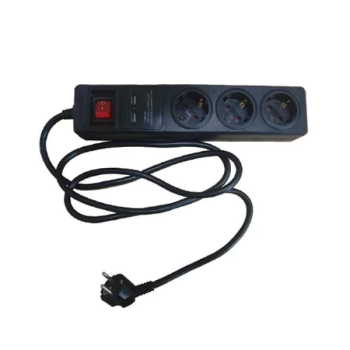ΠΟΛΥΜΠΡΙΖΟ 6Θ +2USB  3Χ1.5 1.5 Μ