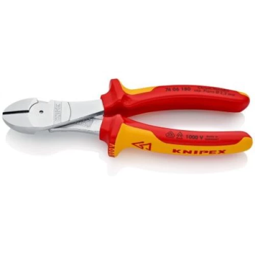 ΠΛΑΓΙΟΚΟΦΤΗΣ KNIPEX ΜΕ ΥΠΟΜΟΧΛΙΟ 1000V 180mm 7406180