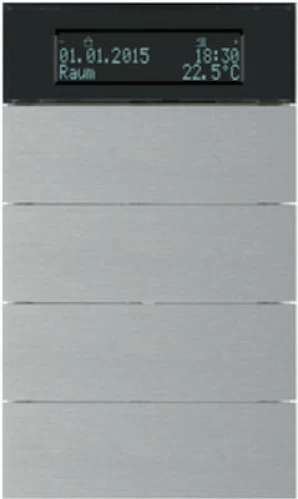 MΠΟΥΤΟΝ KNX 8 ΕΝΤΟΛΩΝ ΜΕ ΘΕΡΜΟΣΤΑΤΗ BI.Q COMFORT ΑΛΟΥΜΙΝΙΟ