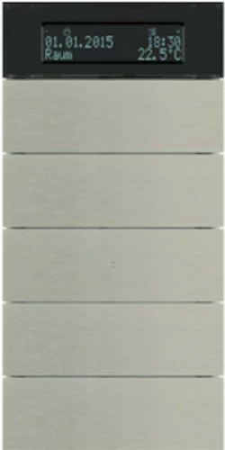 ΜΠΟΥΤΟΝ KNX 10 ΕΝΤΟΛΩΝ ΜΕ ΘΕΡΜΟΣΤΑΤΗ BI.Q INOX