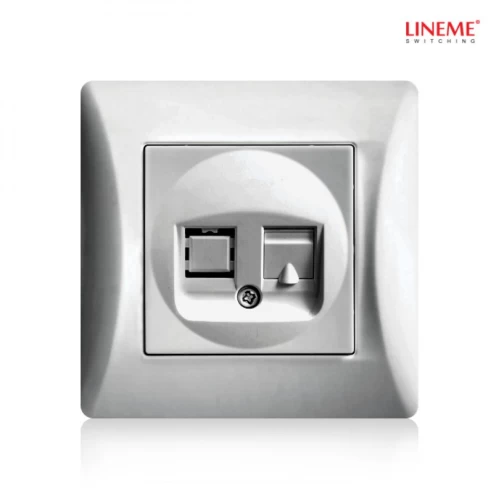 ΠΡΙΖΑ RJ45 1ΕΞ Χ ΠΛΑΙΣΙΟ LINE ME ΑΛΟΥΜΙΝΙΟ ΜΑΤ