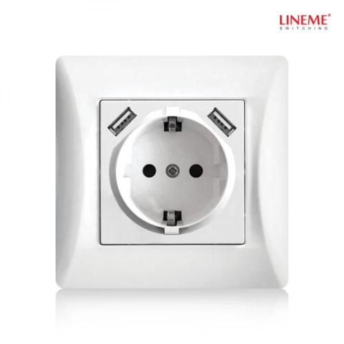 ΠΡΙΖΑ ΣΟΥΚΟ LINE ME +USB Χ ΠΛΑΙΣΙΟ LINE ME ΛΕΥΚΟ
