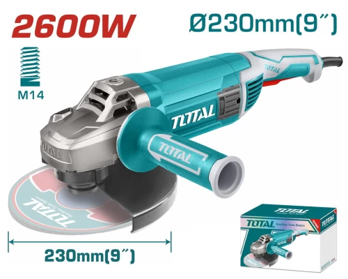 TOTAL ΓΩΝΙΑΚΟΣ ΛΕΙΑΝΤΗΡΑΣ 2.600W-125mm(TG1262306)