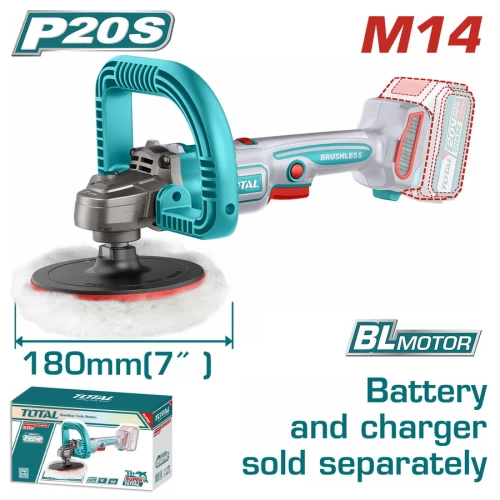 TOTAL ΕΠΑΓΓ. ΓΩΝΙΑΚΟΣ ΑΛΟΙΦΑΔΟΡΟΣ ΜΠΑΤ. Li-ion 20V / 180mm (TAPLI2018)
