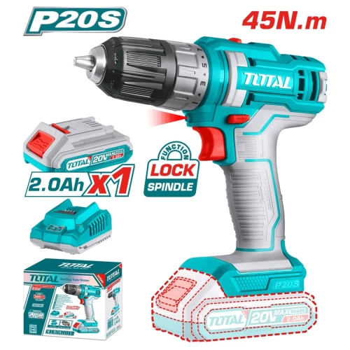 TOTAL ΔΡΑΠΑΝΟΚΑΤΣΑΒΙΔΟ ΜΠΑΤ. Li-ion 20V / 2Ah / 45Nm / 1 ΜΠΑΤ (TDLI200518)