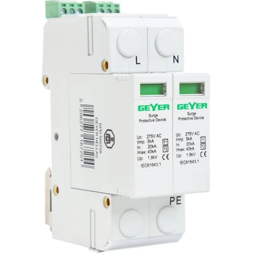 ΑΝΤΙΚΕΡΑΥΝΙΚΟ GEYER AC 1P+Ν T1+T2