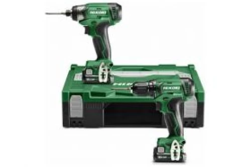 Combo-Kit Μπαταρίας HIKOKI 18V KC18DAWCZ: Κρουστικό Δραπανοκατσάβιδο και Παλμικό Κατσαβίδι